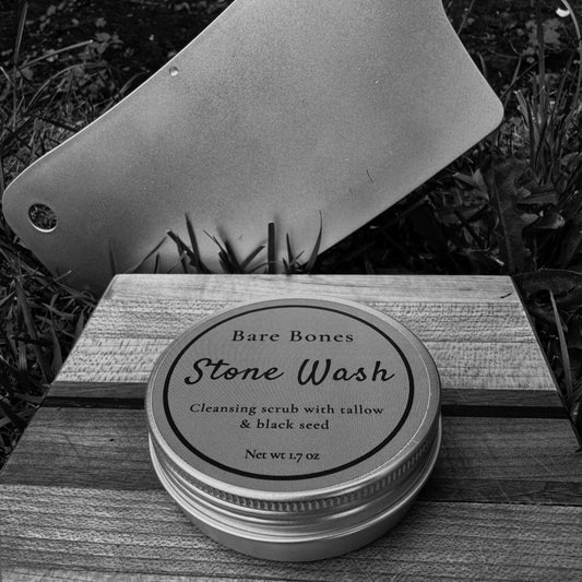 Stone Wash - Cleansing Scrub with Tallow & Black Seed