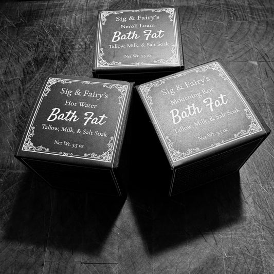 Bath Fat - Tallow, Milk & Salt Soak
