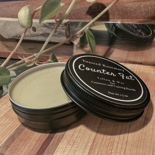 Counter Fat - Tallow & Wax for Counters & Cutting Boards